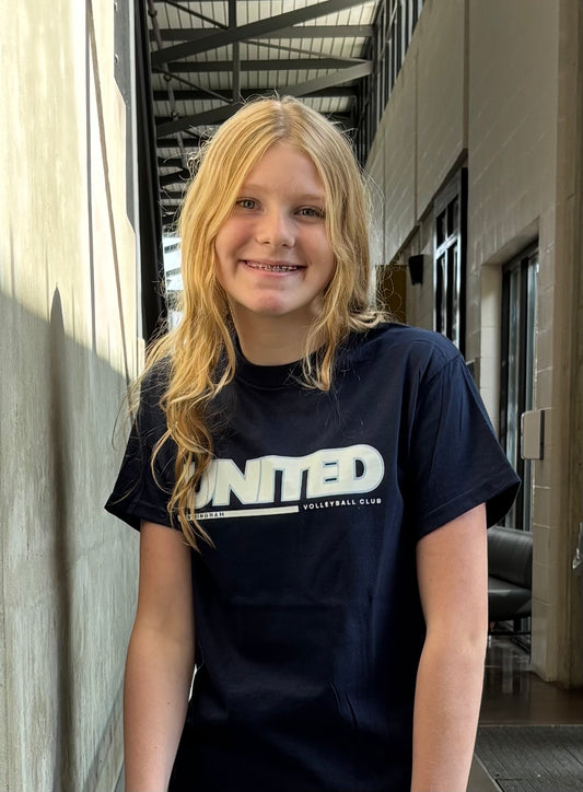 Block United on Navy with Birmingham written on the line