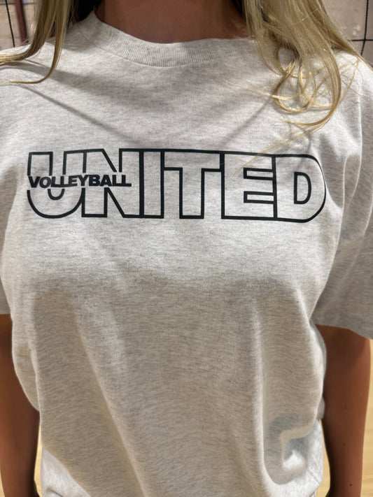 United with Volleyball in the United - Grey & Light Blue