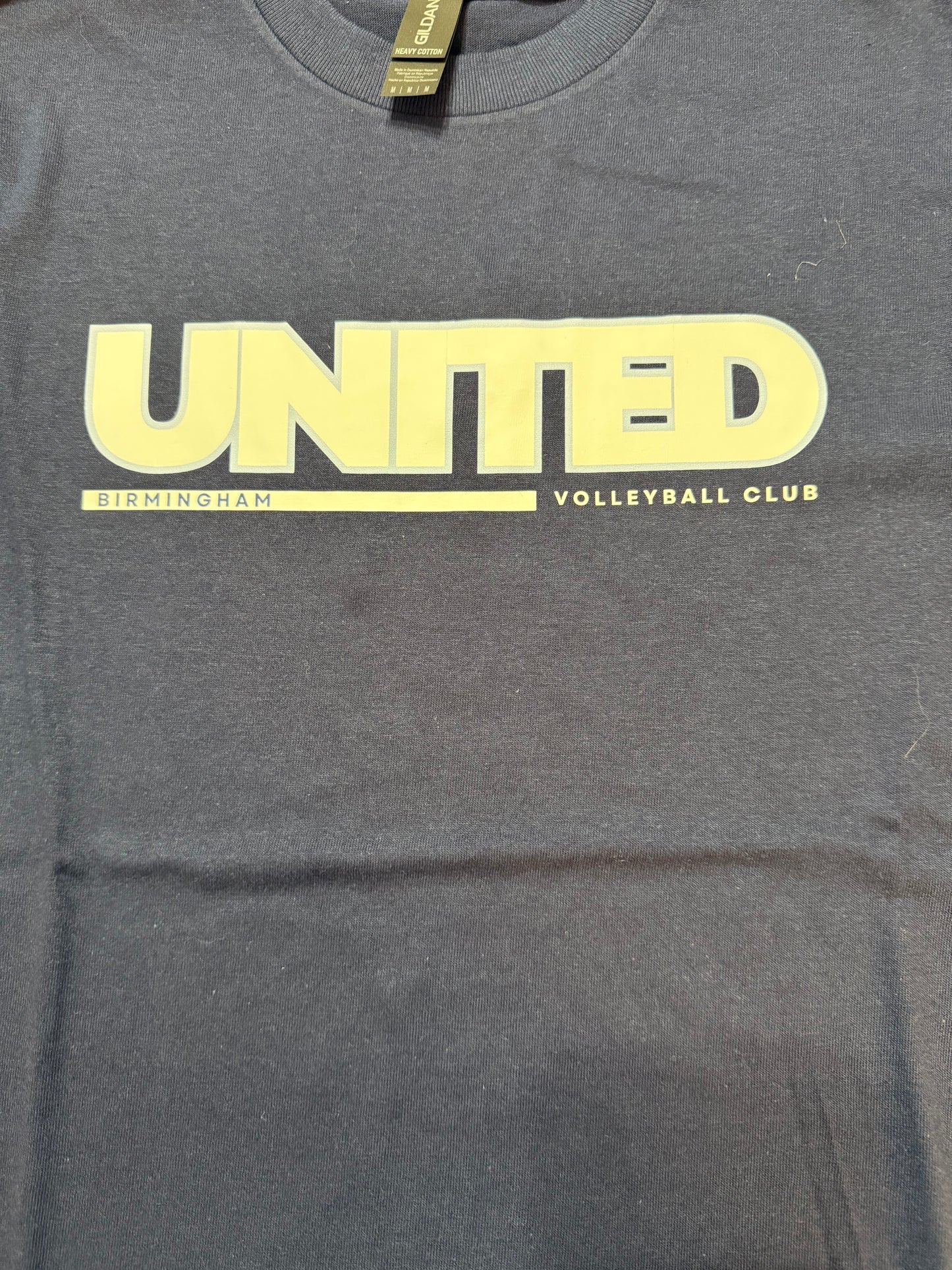 Block United on Navy with Birmingham written on the line