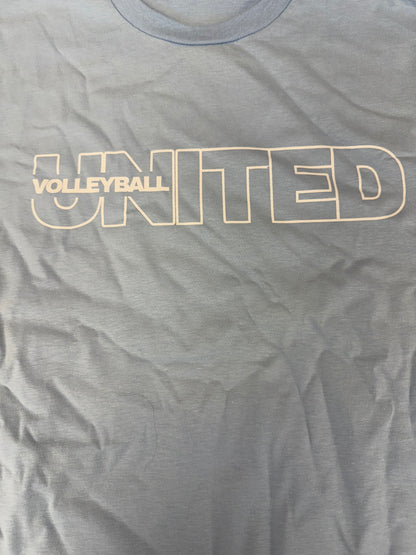 United with Volleyball in the United - Grey & Light Blue